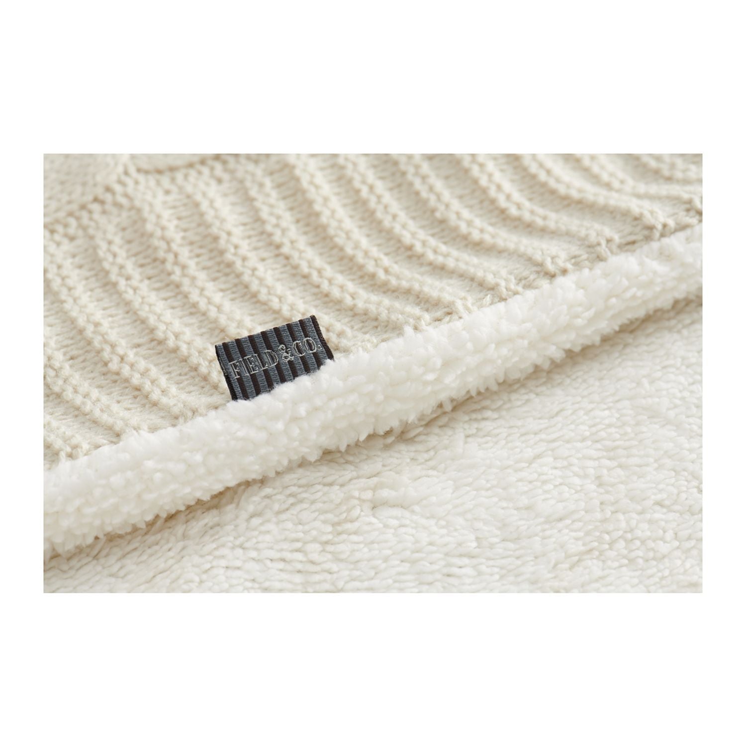 Field & Co.® Cable Knit Sherpa Blanket