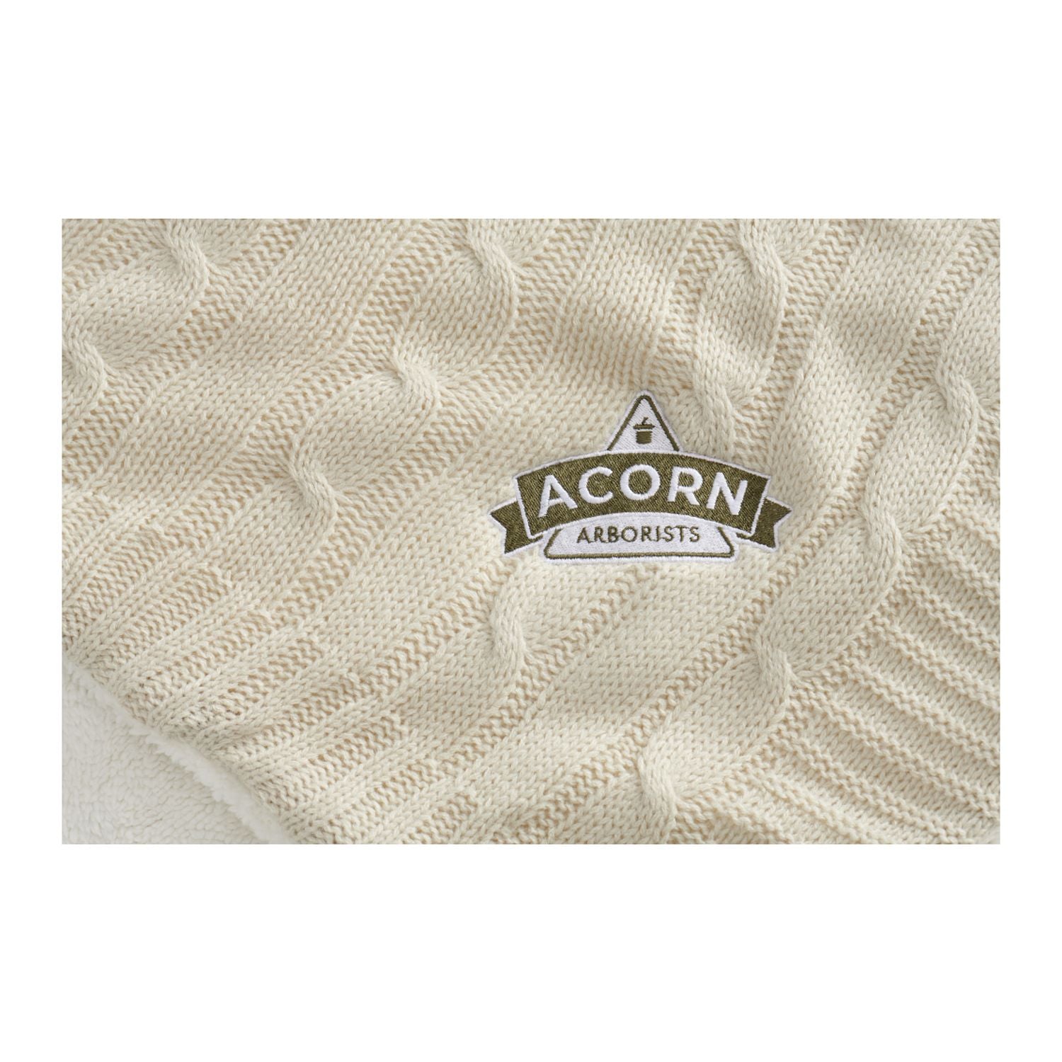 Field & Co.® Cable Knit Sherpa Blanket