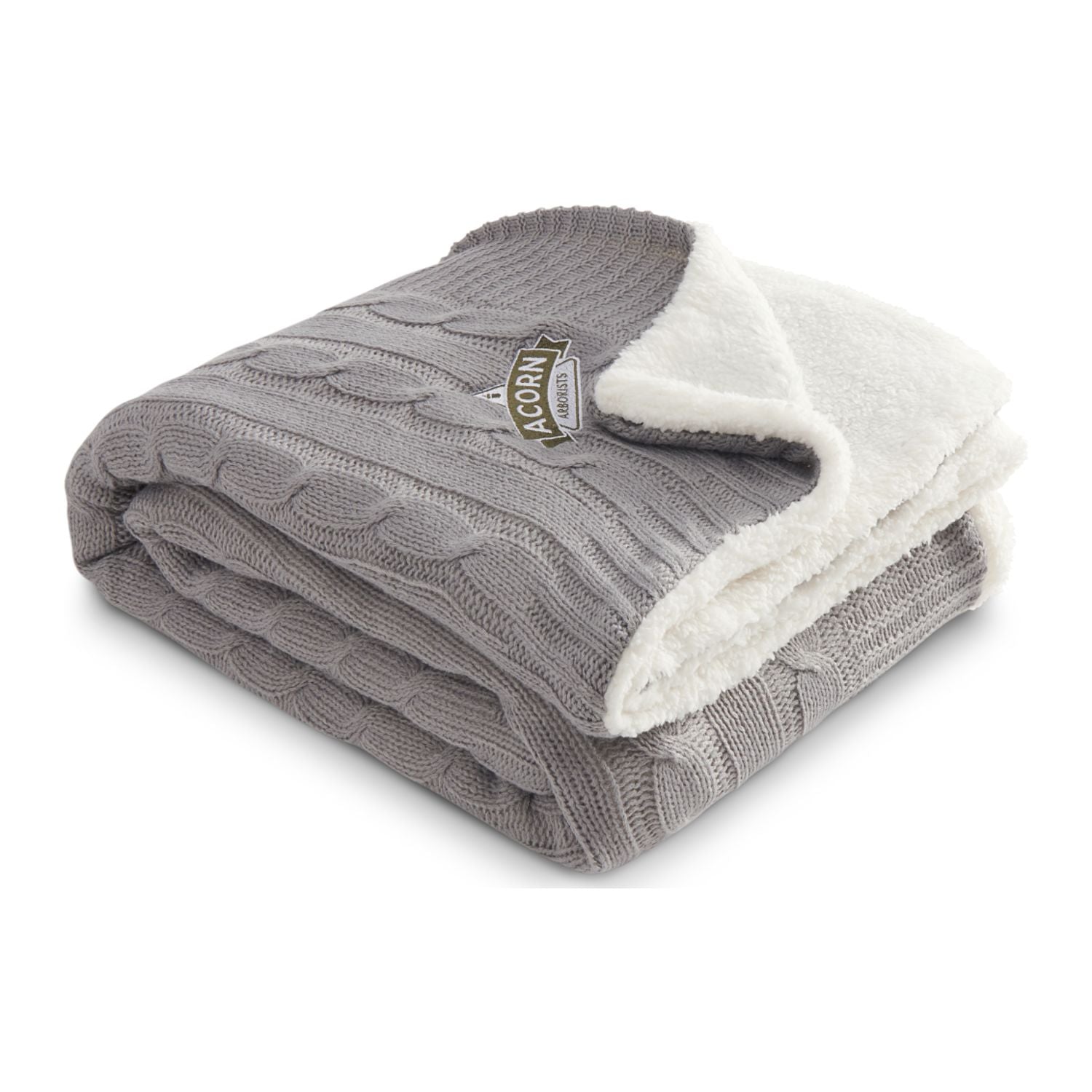 Field & Co.® Cable Knit Sherpa Blanket