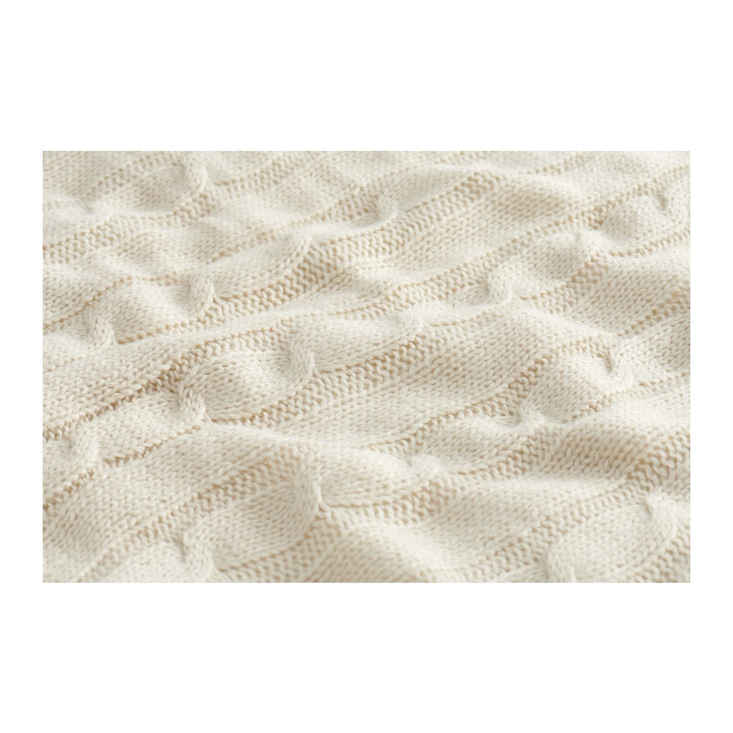 Field & Co.® Cable Knit Sherpa Blanket