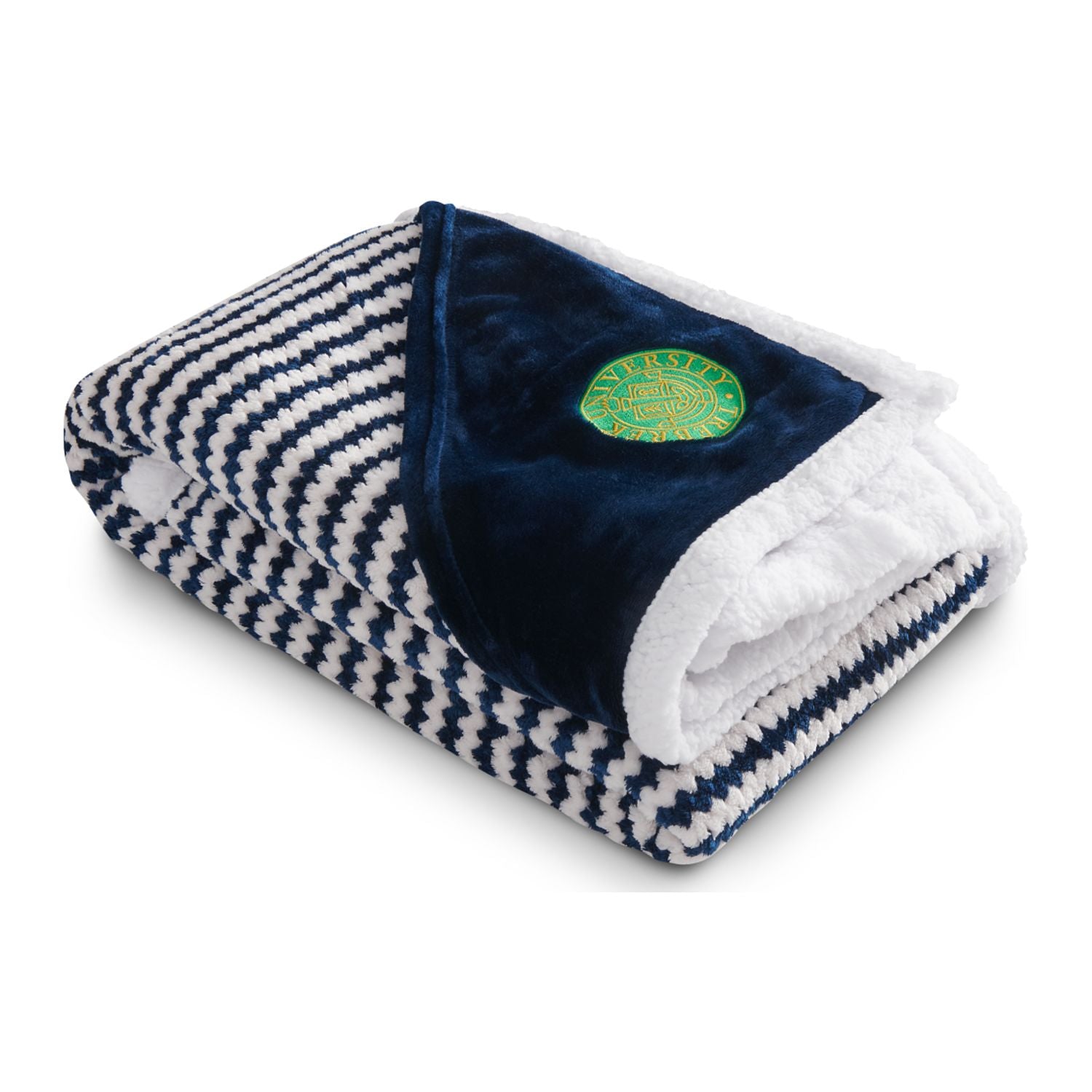 Field & Co.® Chevron Striped Sherpa Blanket