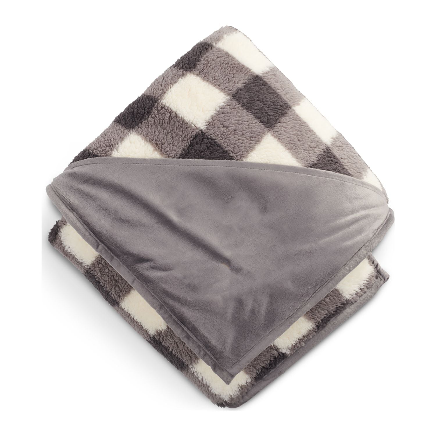 Field & Co.® Double Sided Plaid Sherpa Blanket