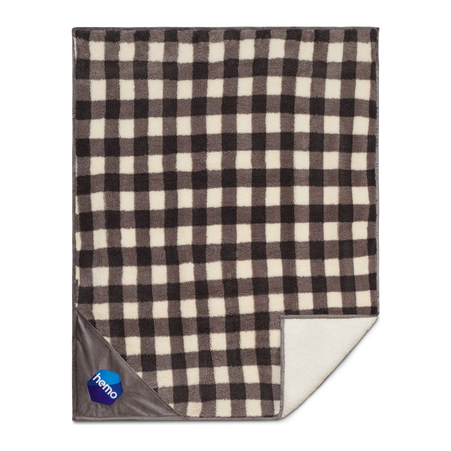 Field & Co.® Double Sided Plaid Sherpa Blanket