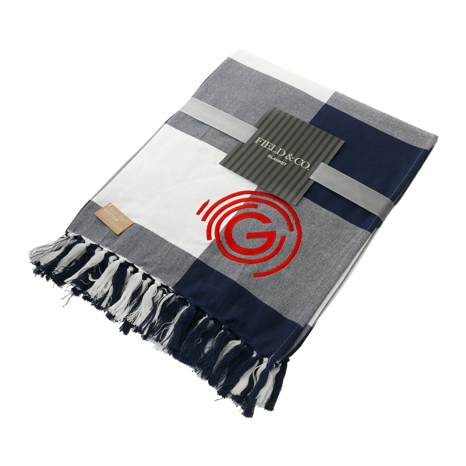 Field & Co.® 100% Organic Cotton Check Throw Blanket