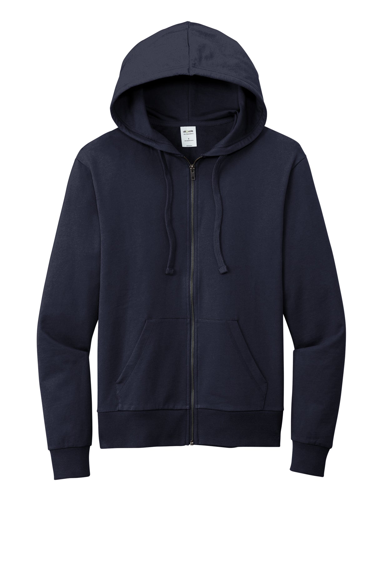 Allmade® Unisex Organic French Terry Full-Zip Hoodie