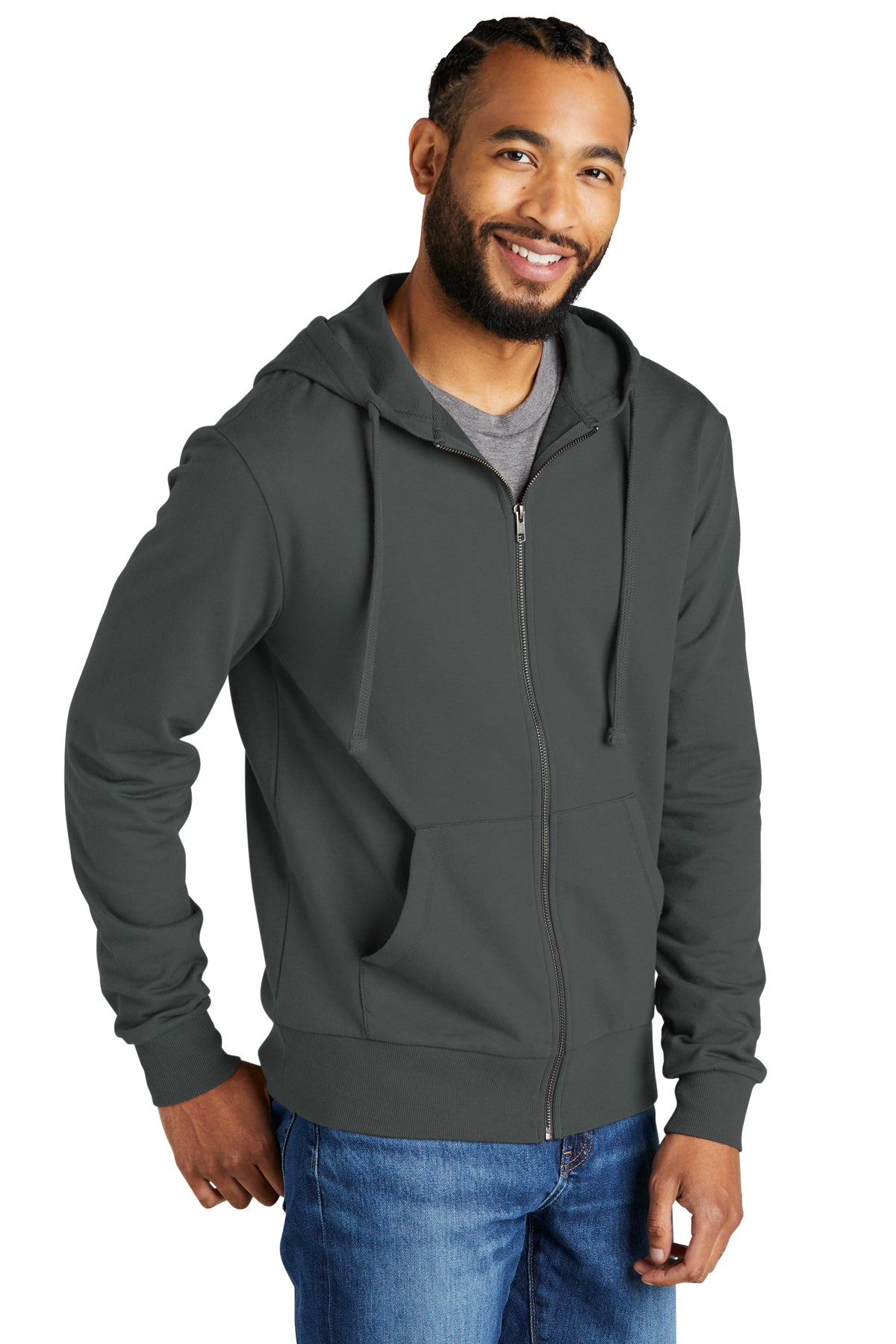 Allmade® Unisex Organic French Terry Full-Zip Hoodie