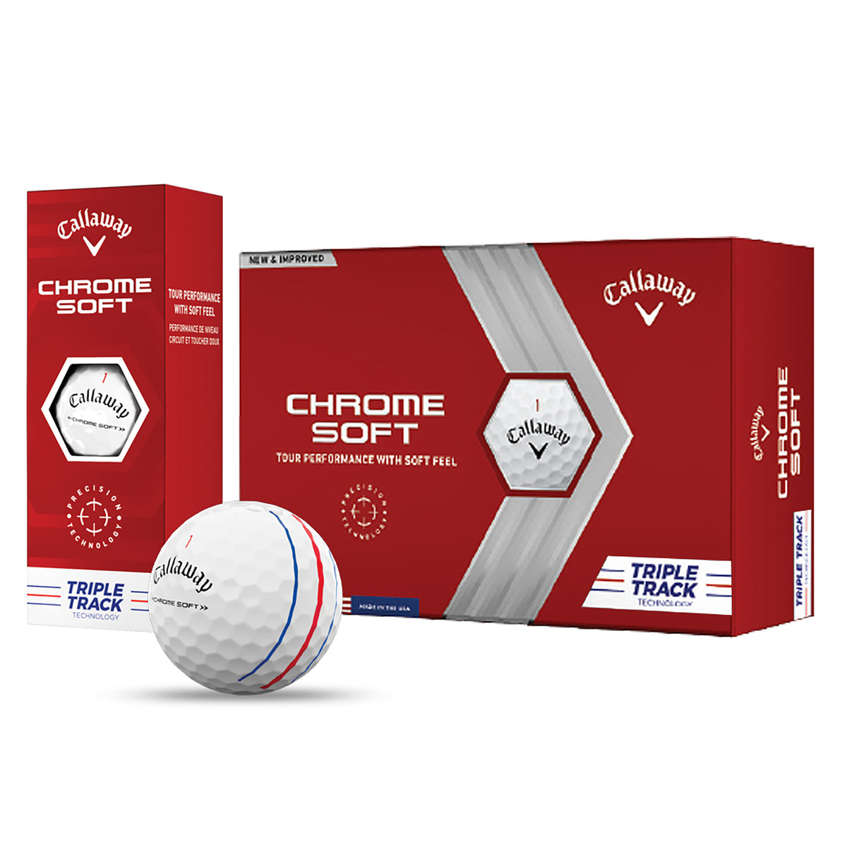 Callaway Chrome Soft Triple Track Golf Balls