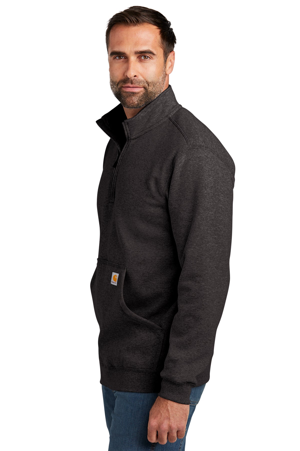 Carhartt® Midweight 1/4-Zip Mock Neck Sweatshirt