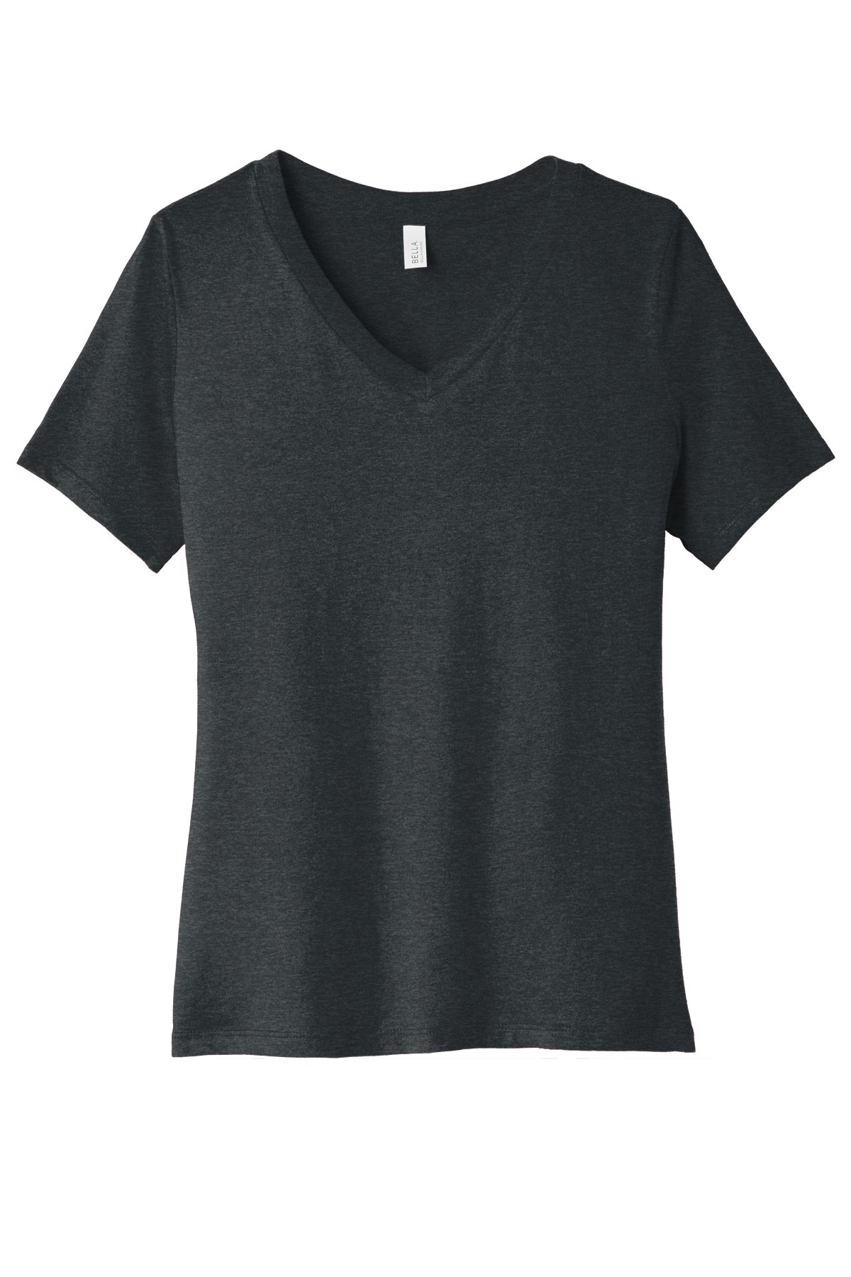 BELLA+CANVAS® Women’s Relaxed Heather CVC V-Neck Tee