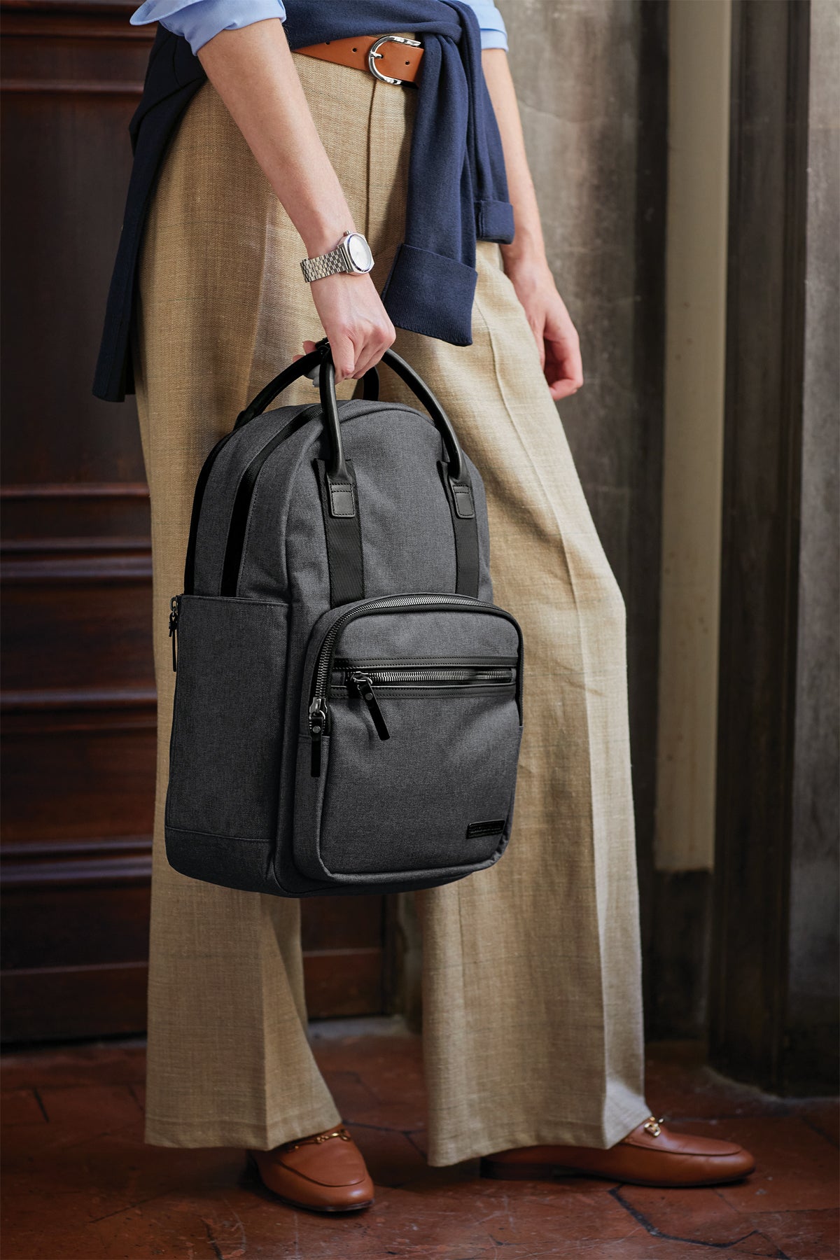 Brooks Brothers Grant Dual-Handle Backpack