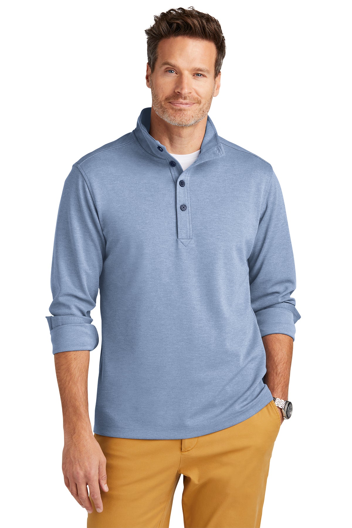 Brooks Brothers Mid-Layer Stretch 1/2-Button