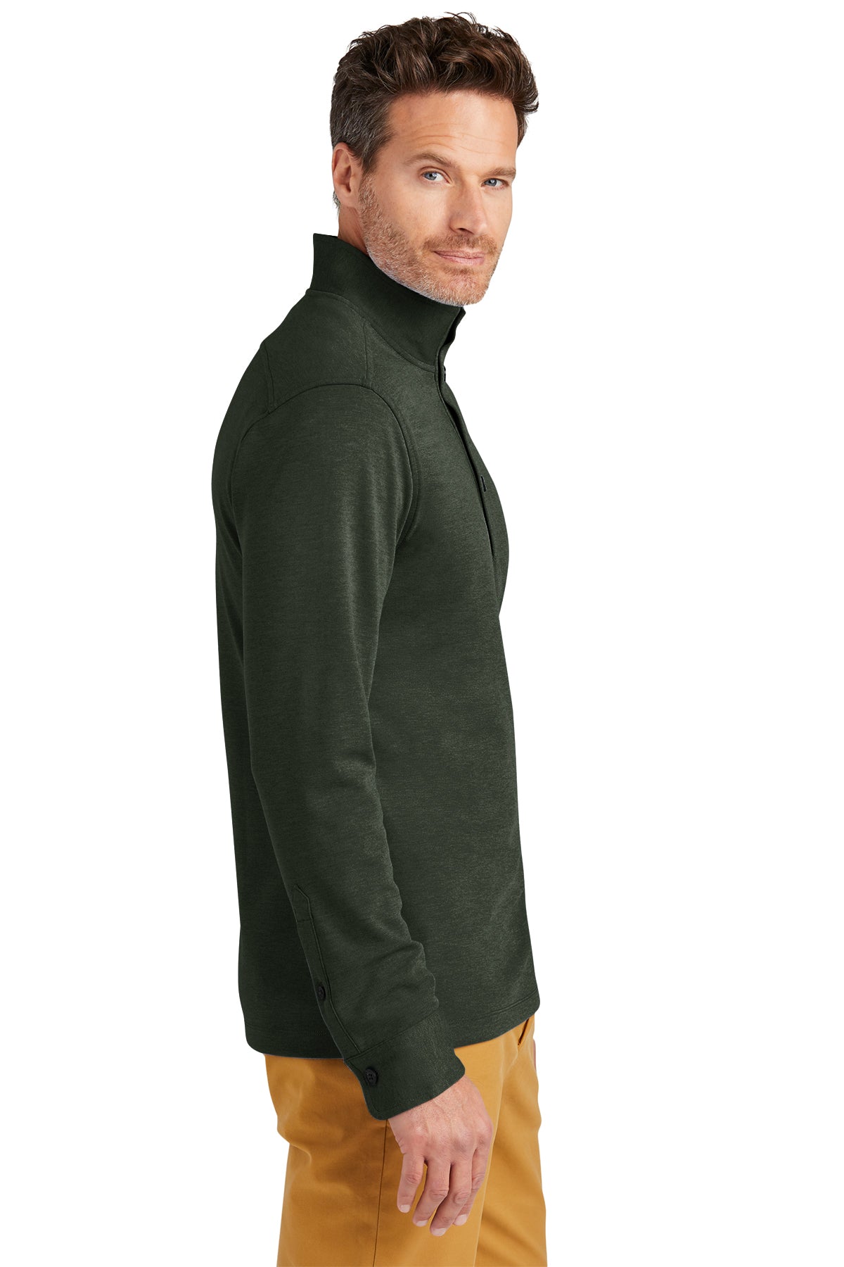 Brooks Brothers Mid-Layer Stretch 1/2-Button