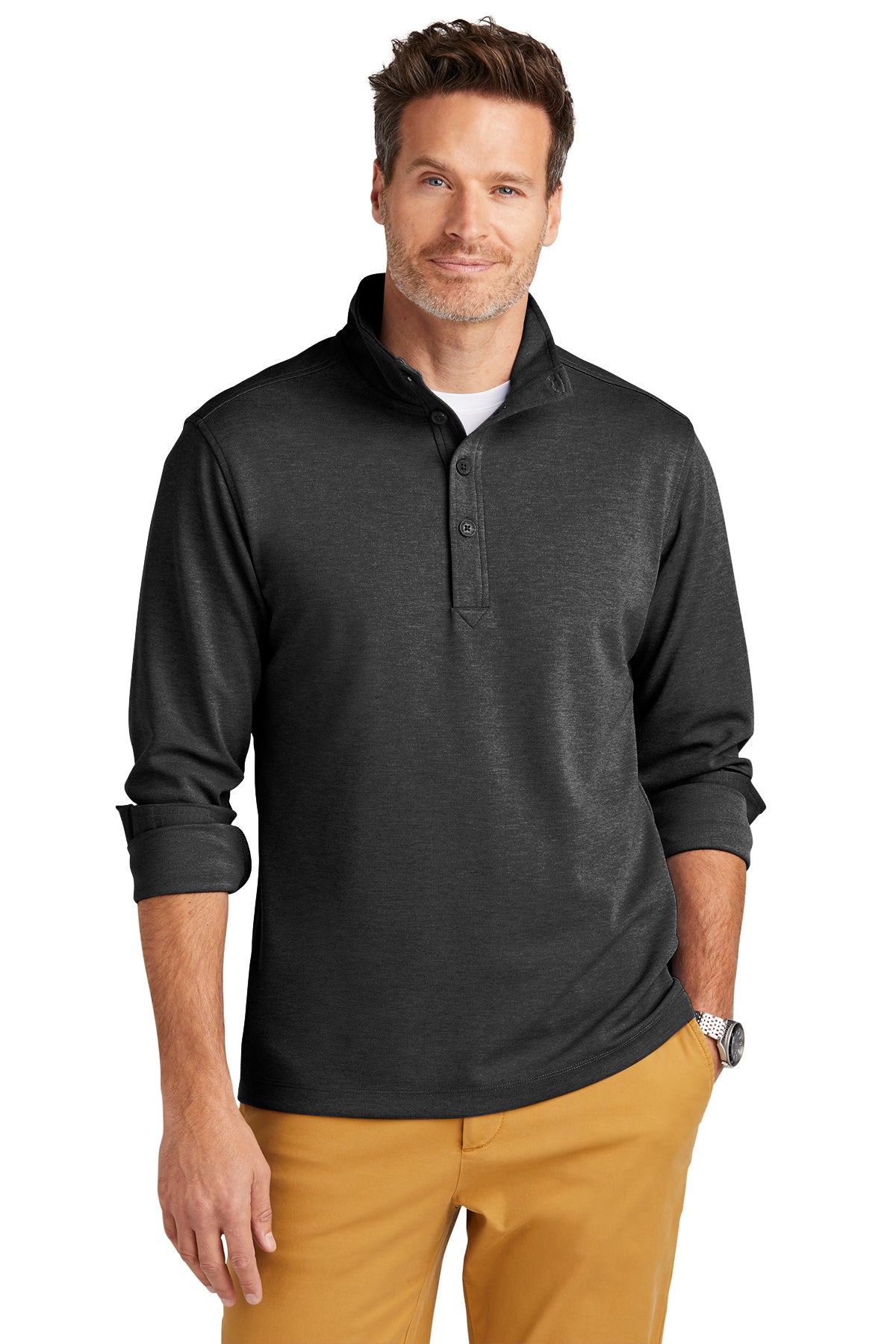 Brooks Brothers Mid-Layer Stretch 1/2-Button