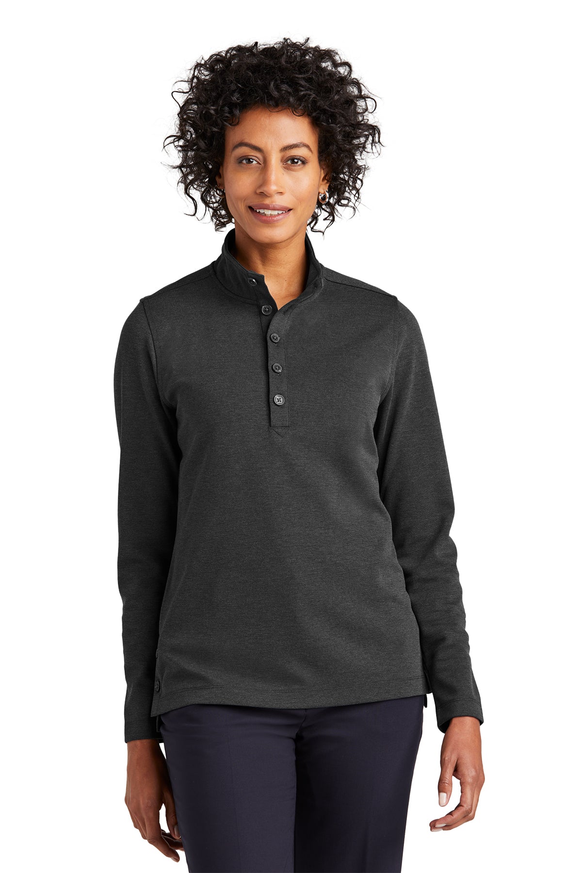 Brooks Brothers Women’s Mid-Layer Stretch 1/2-Button