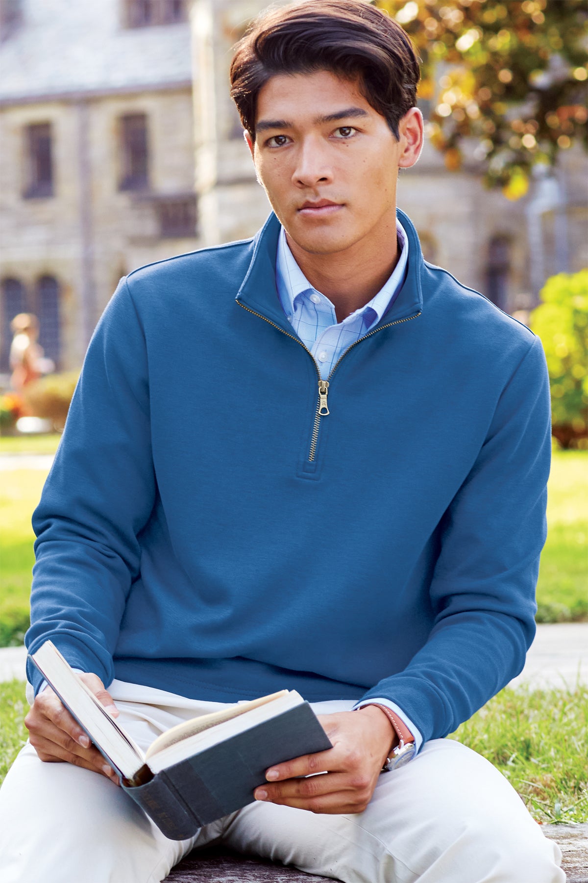 Brooks Brothers Double-Knit 1/4-Zip