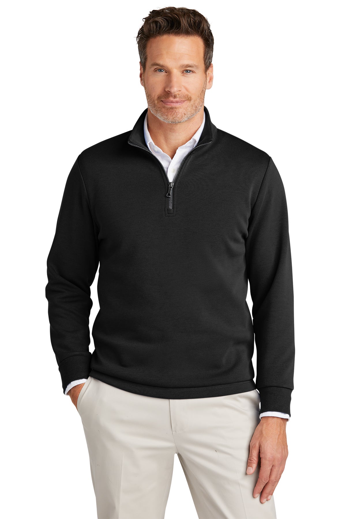 Brooks Brothers Double-Knit 1/4-Zip