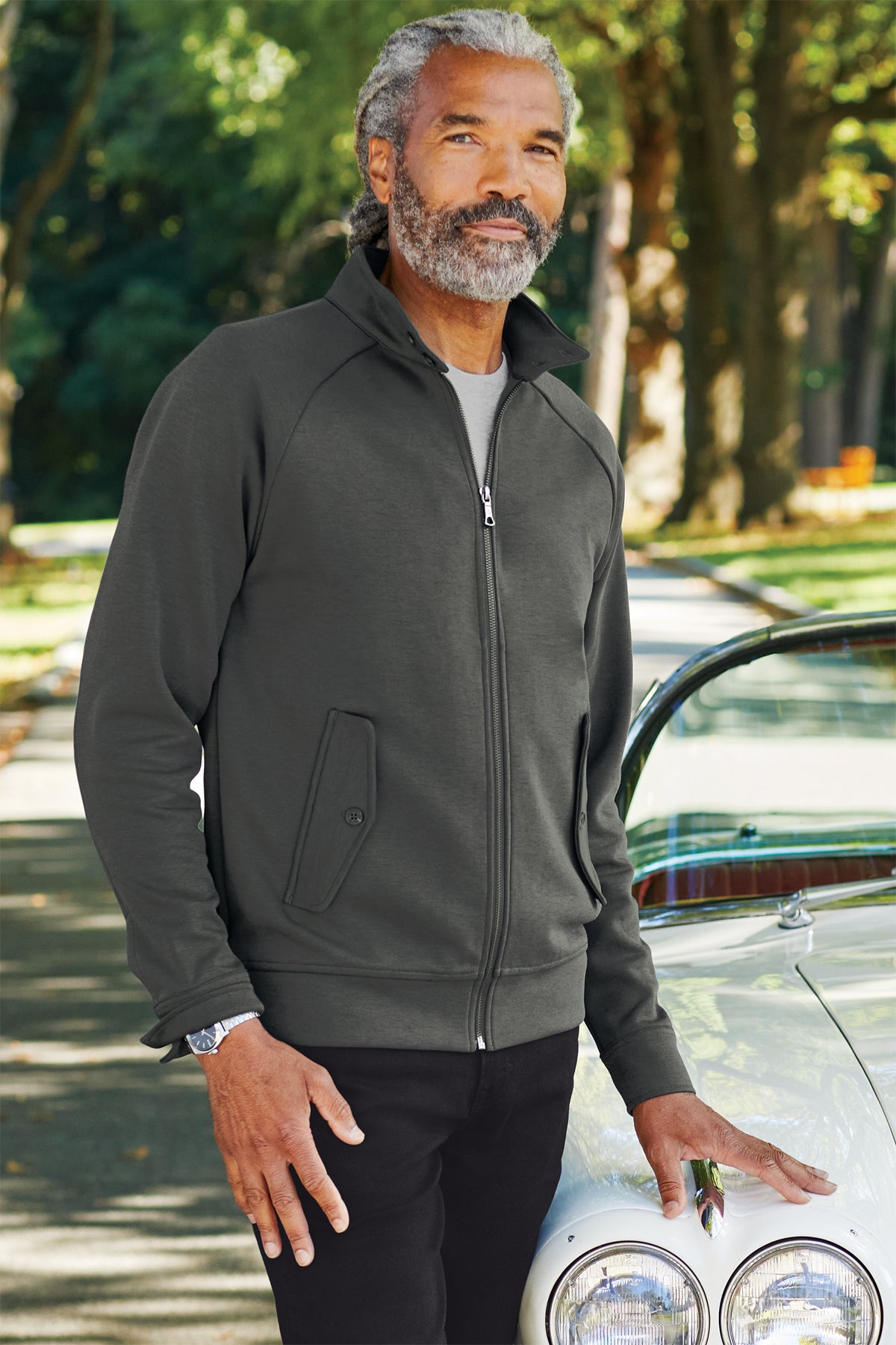 Brooks Brothers Double-Knit Full-Zip