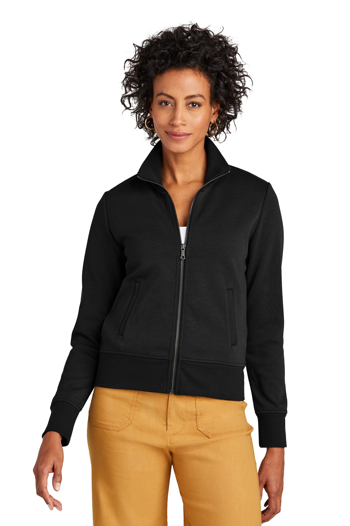 Brooks Brothers Women's Double-Knit Full-Zip