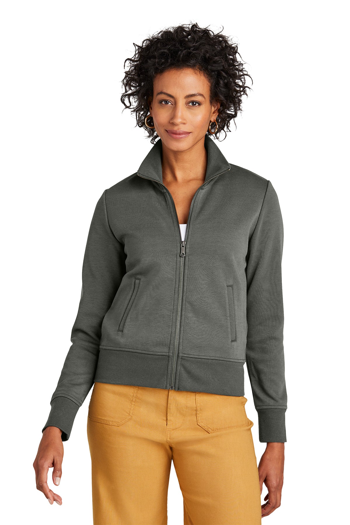 Brooks Brothers Women's Double-Knit Full-Zip