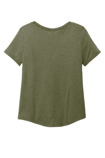 Allmade® Women’s Relaxed Tri-Blend Scoop Neck Tee