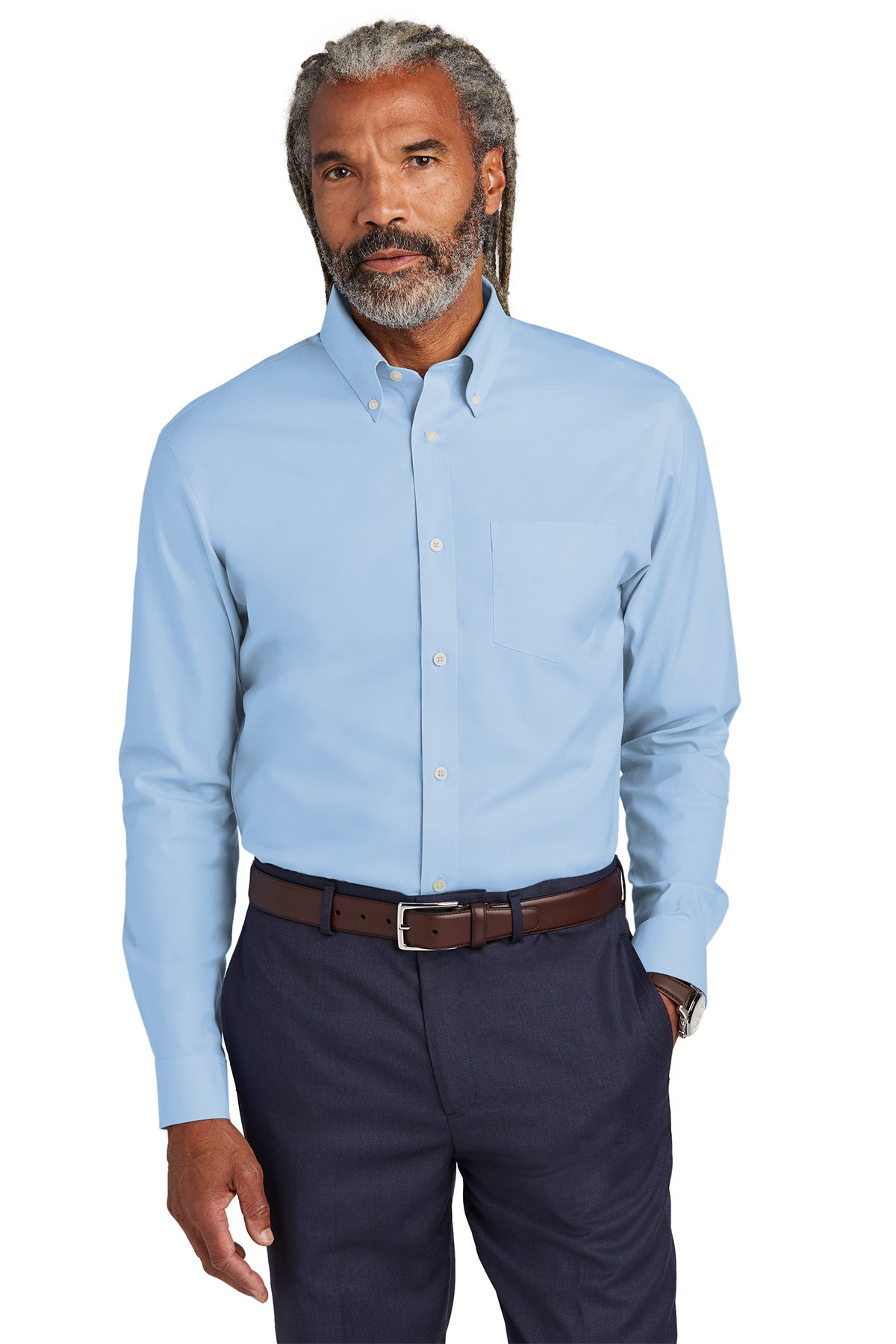 Brooks Brothers Wrinkle-Free Stretch Pinpoint Shirt