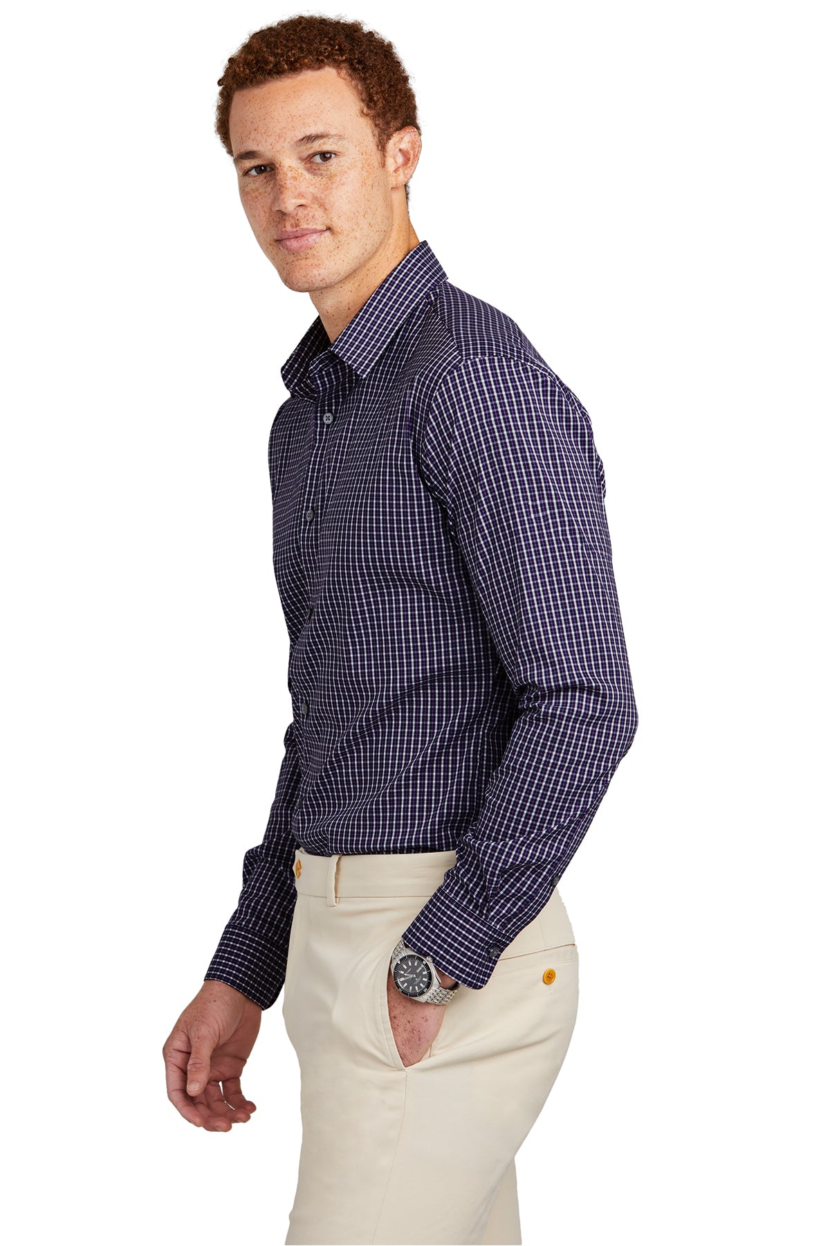 Brooks Brothers Tech Stretch Patterned Shirt