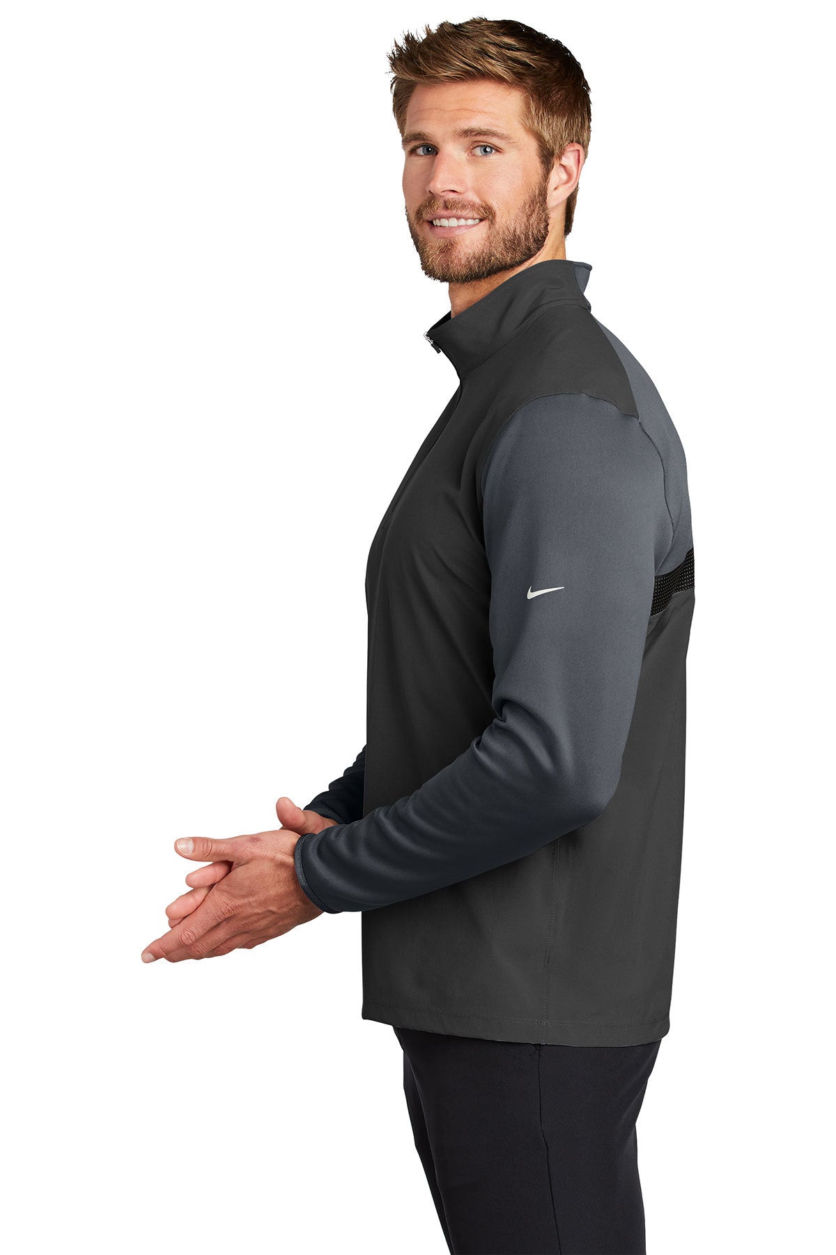 Nike Dri-FIT Fabric Mix 1/2-Zip Cover-Up