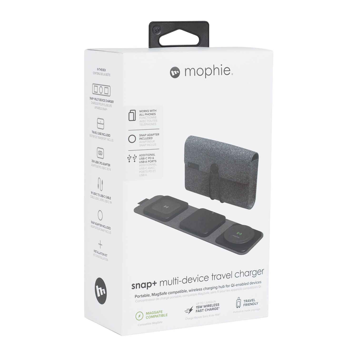 mophie® Snap + Multi-device Travel Charger