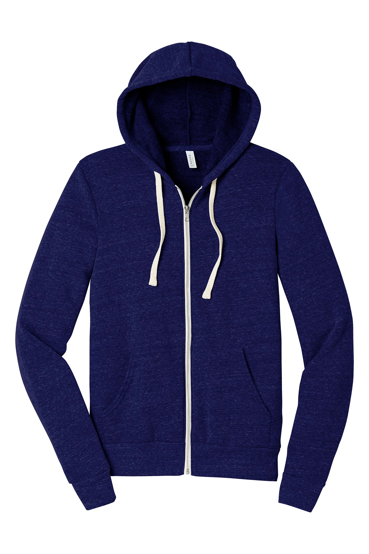 BELLA+CANVAS ® Unisex Triblend Sponge Fleece Full-Zip Hoodie