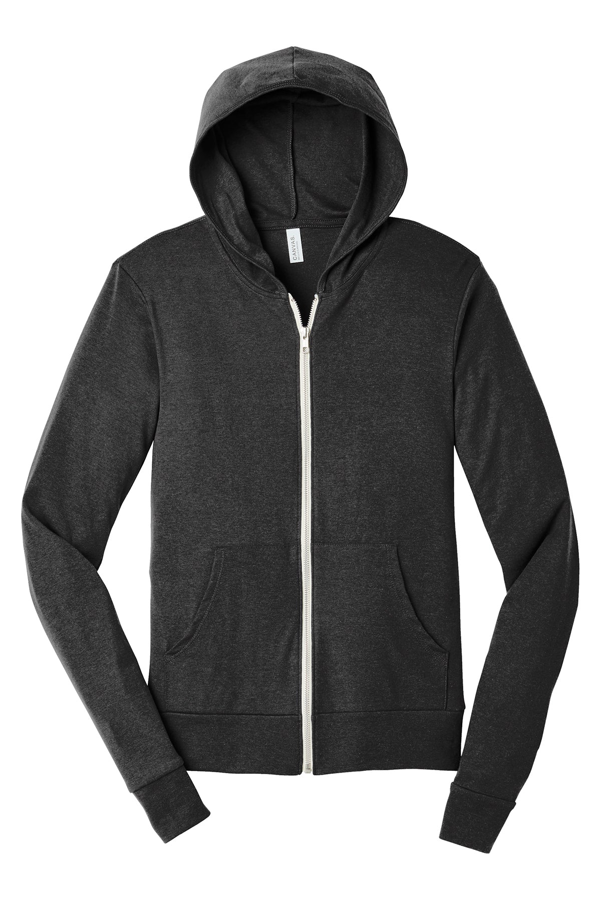 BELLA+CANVAS ® Unisex Triblend Full-Zip Lightweight Hoodie