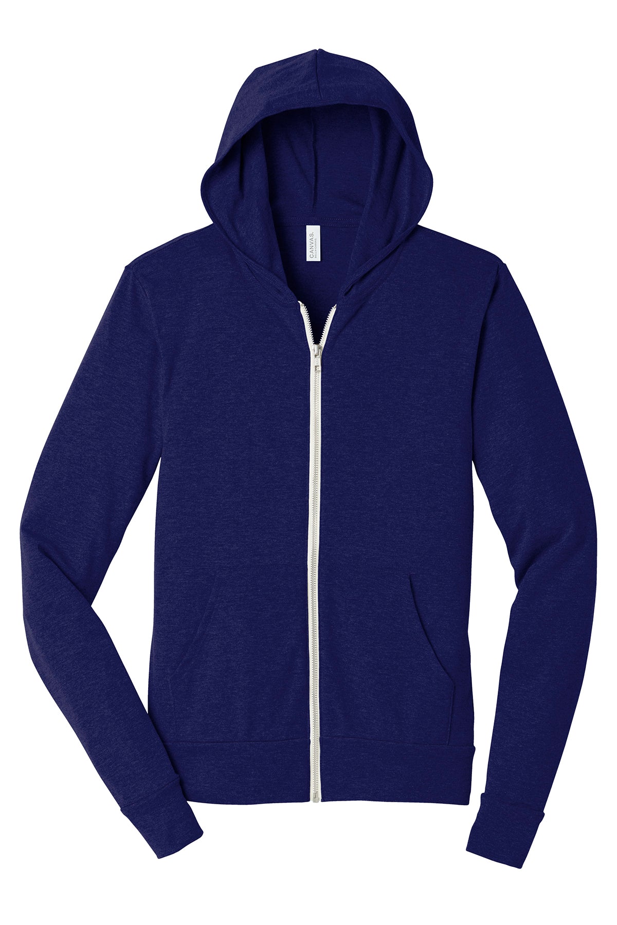 BELLA+CANVAS ® Unisex Triblend Full-Zip Lightweight Hoodie