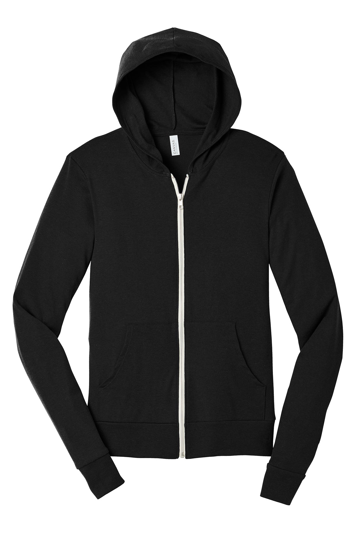 BELLA+CANVAS ® Unisex Triblend Full-Zip Lightweight Hoodie