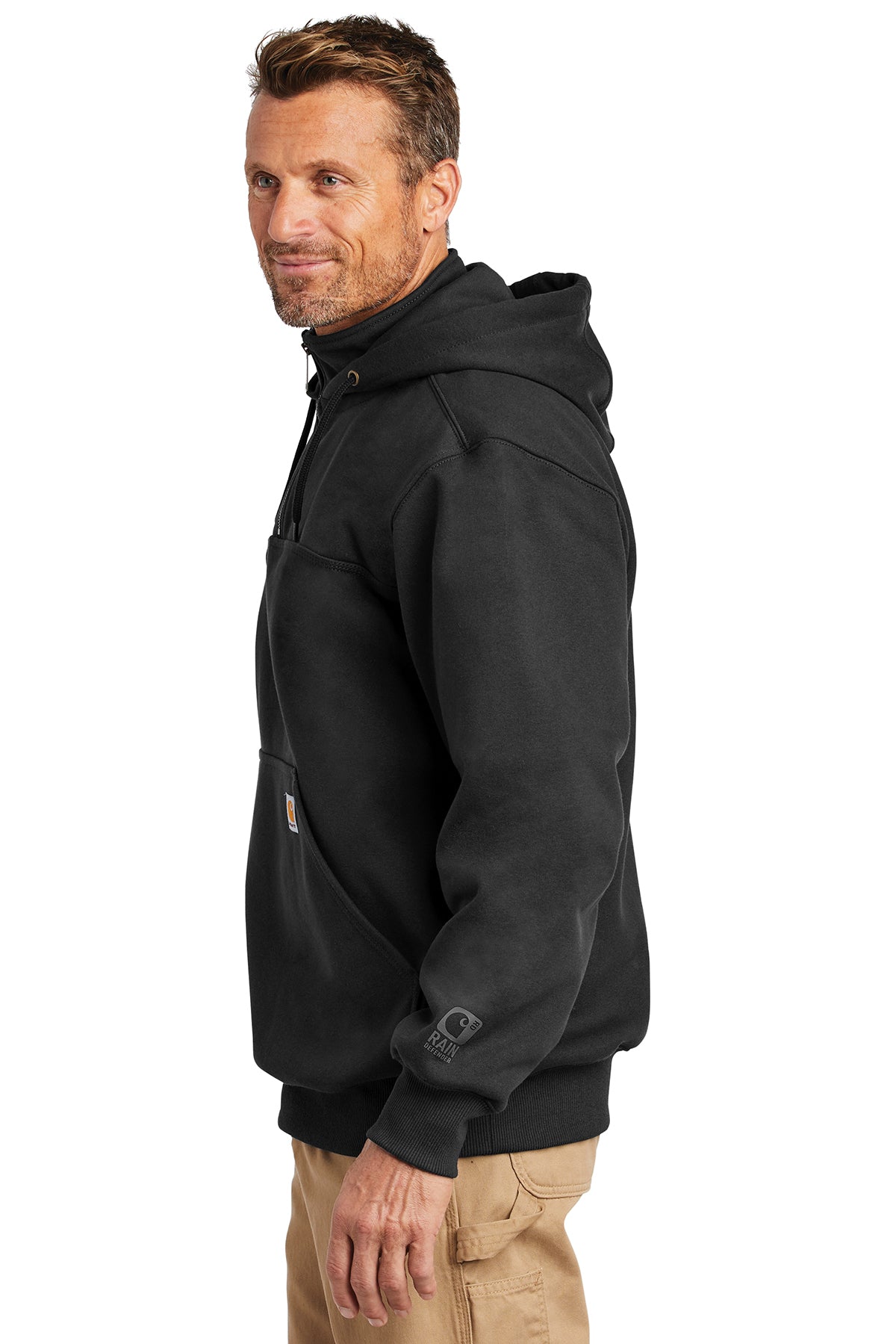 Carhartt ® Rain Defender ® Paxton Heavyweight Hooded Zip Mock Sweatshirt