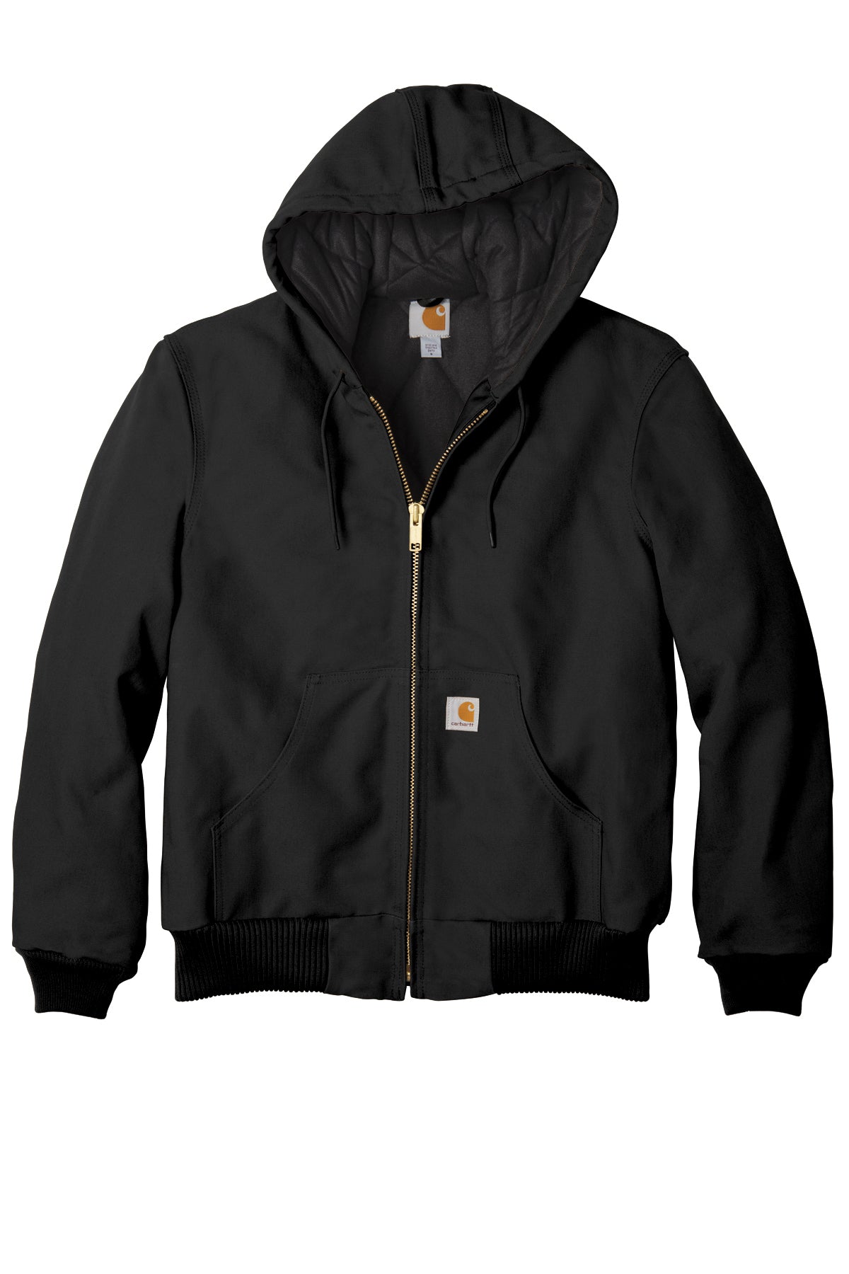 Carhartt ® Quilted-Flannel-Lined Duck Active Jacket