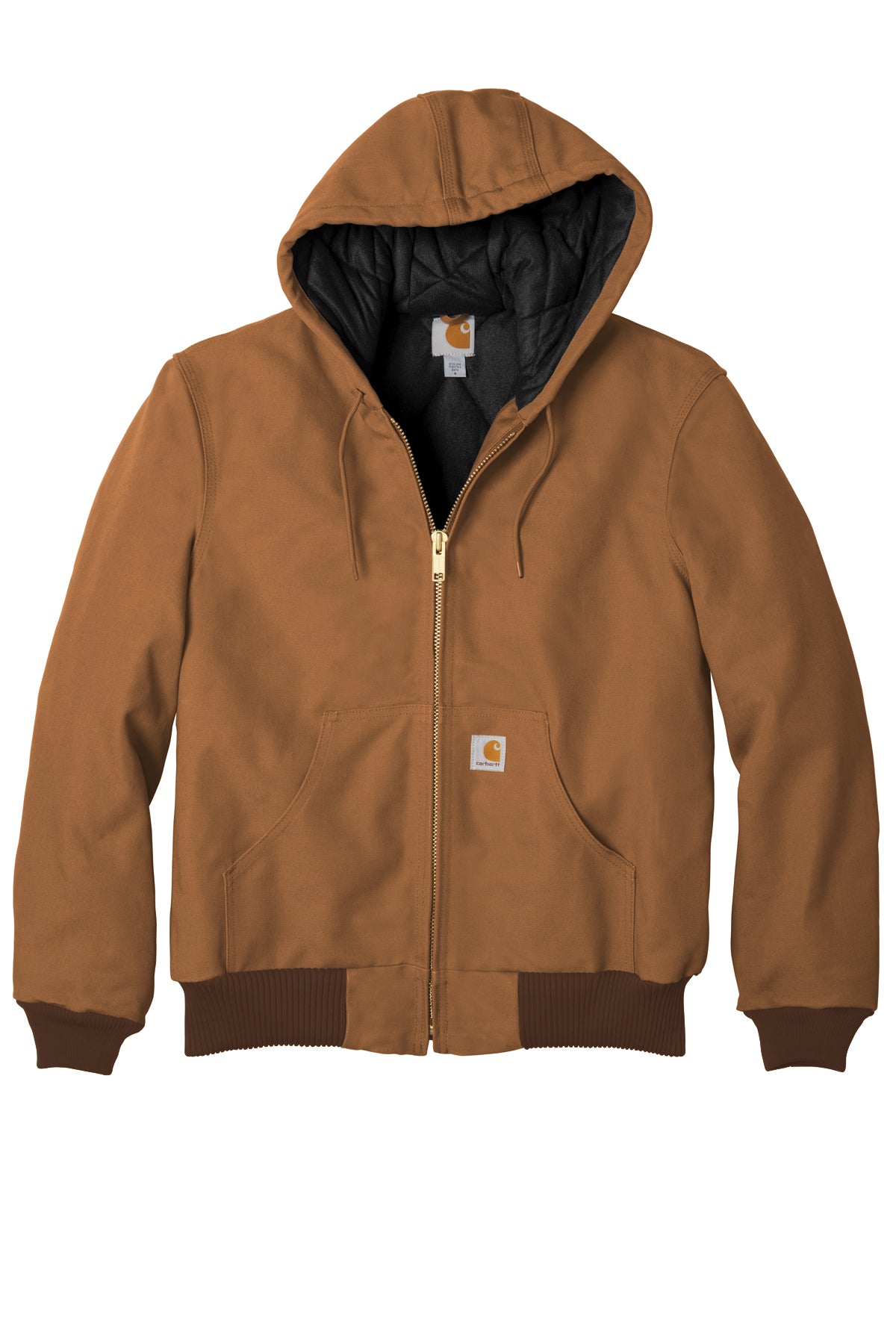 Carhartt ® Quilted-Flannel-Lined Duck Active Jacket