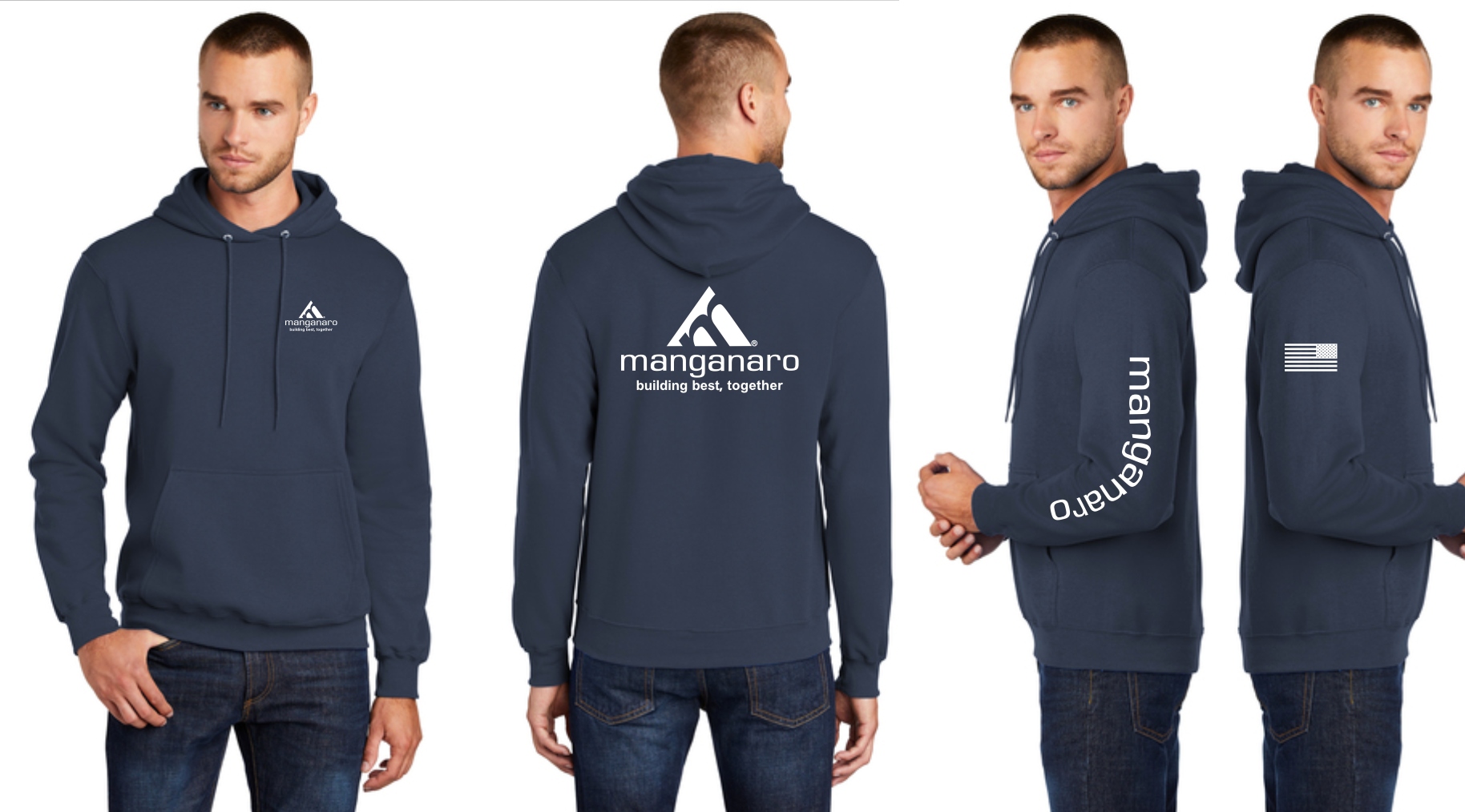 Manganaro Core Fleece Pullover Hoodie