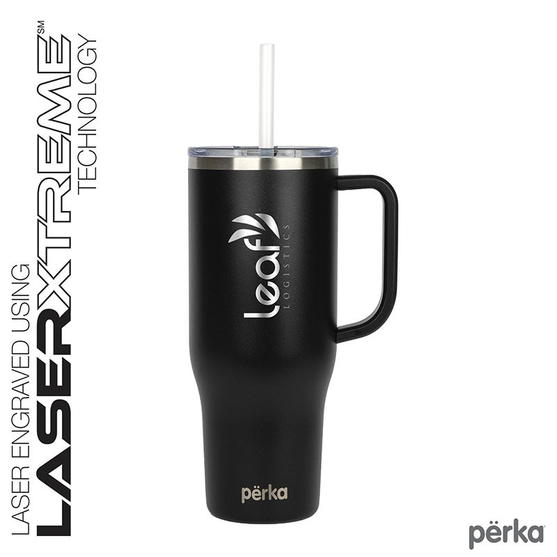 Perka® Kempton 40 oz. Double Wall, Stainless Steel Travel Mug