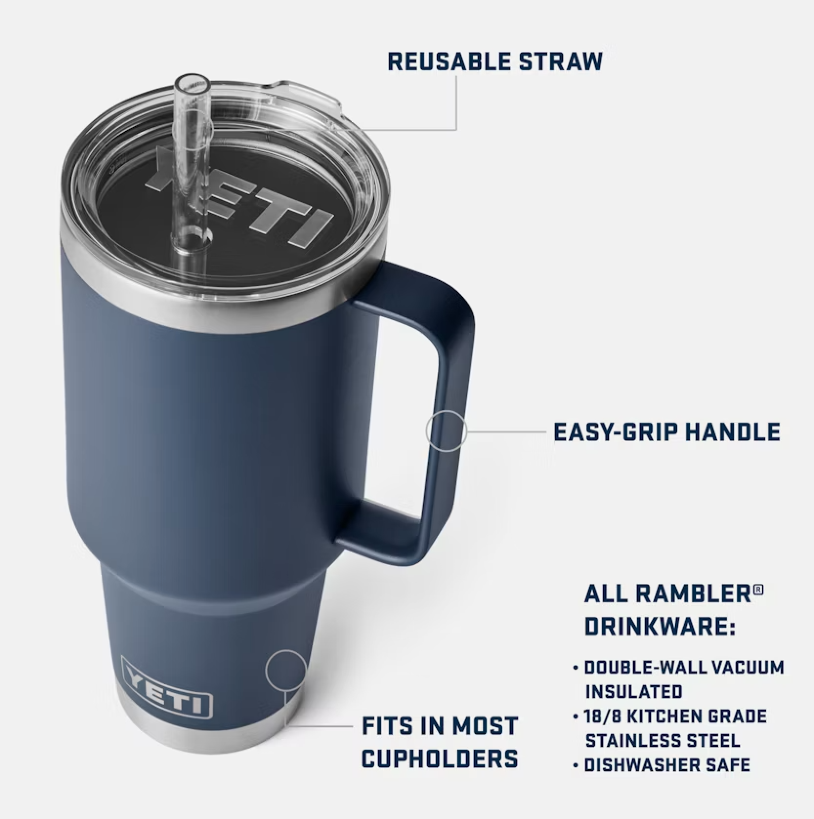 YETI STRAW MUG 42 OZ