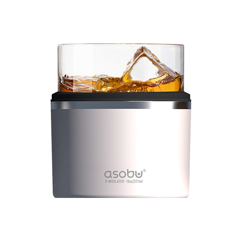 ASOBU ON THE ROCKS COOLER METALLIC PACKAGING SET